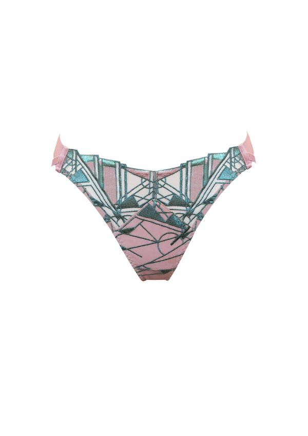 Cubism Open Back Brief